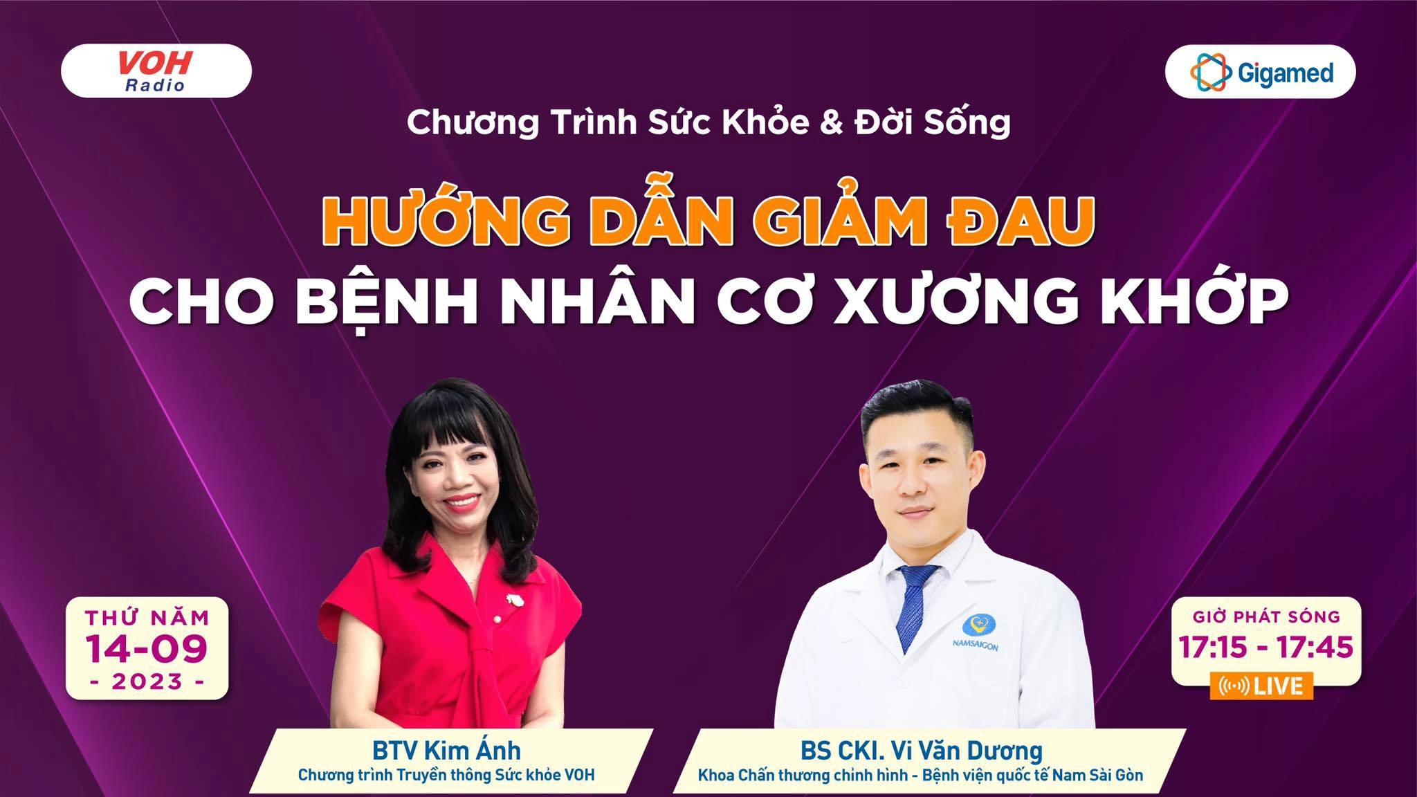 Hướng dẫn giảm đau cho bệnh nhân cơ xương khớp