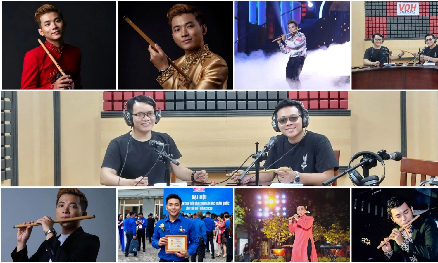 Nghệ sĩ Đinh Nhật Minh – Hotboy 9X giữ hồn sáo trúc Việt