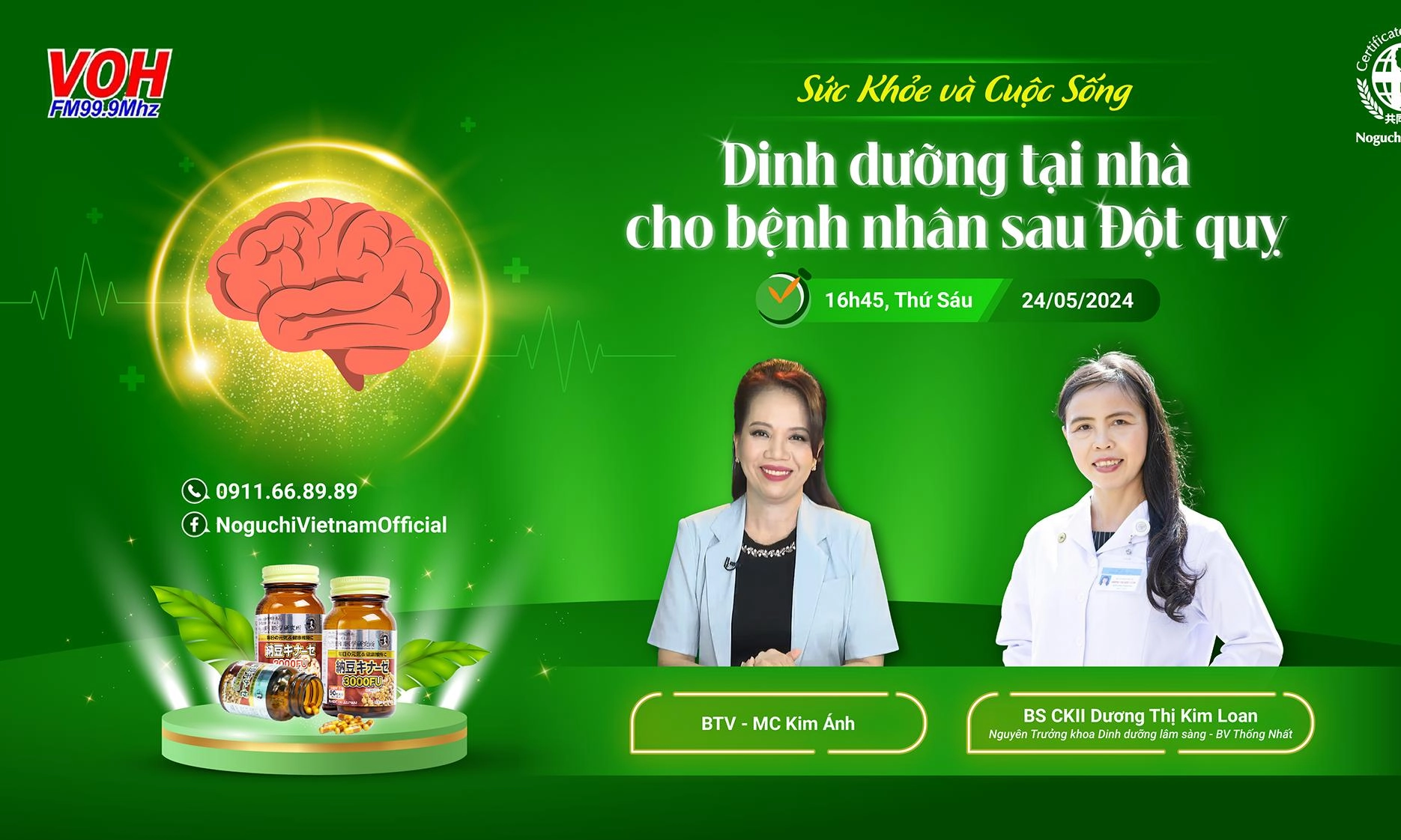 Dinh dưỡng tại nhà cho bệnh nhân sau đột quỵ
