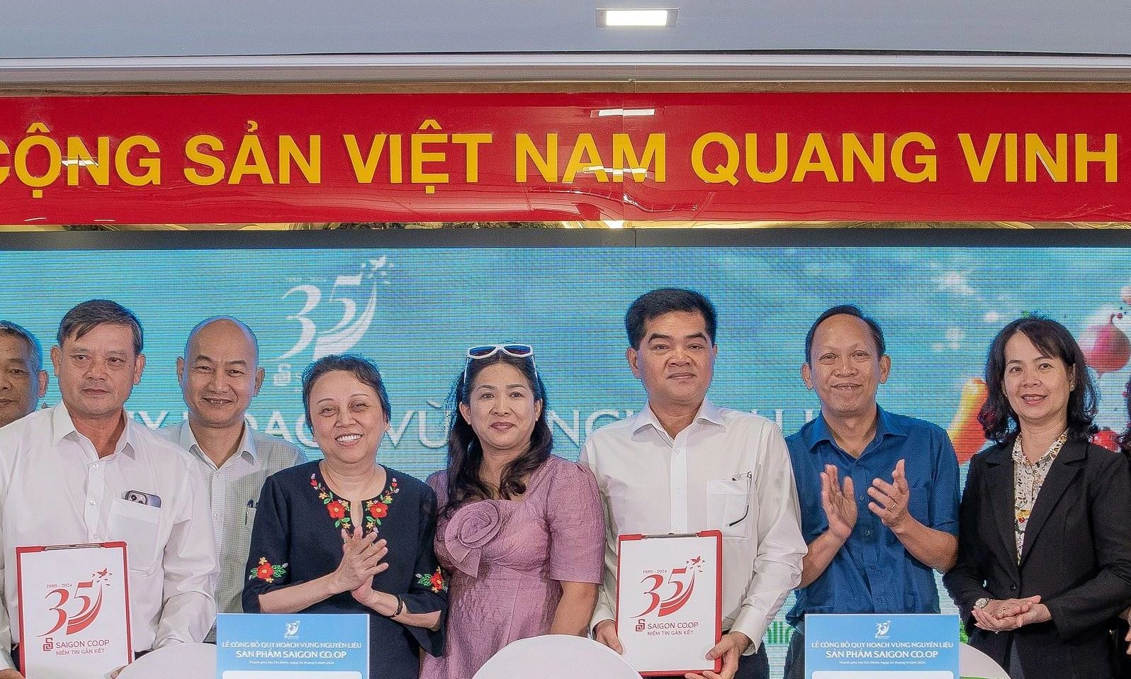 Saigon Co.op chủ động kết nối các địa phương, xây dựng vùng nguyên liệu