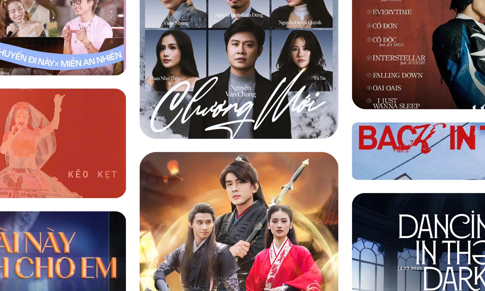 Anh Bo Đan Trường, Soobin, Hoàng Thuỳ Linh, Hoài Lâm, Kiên Ứng dắt tay dàn sao tạm biệt tháng 3