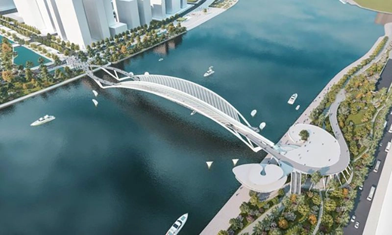TP.HCM khởi công cầu đi bộ nối bến Bạch Đằng và Thủ Thiêm
