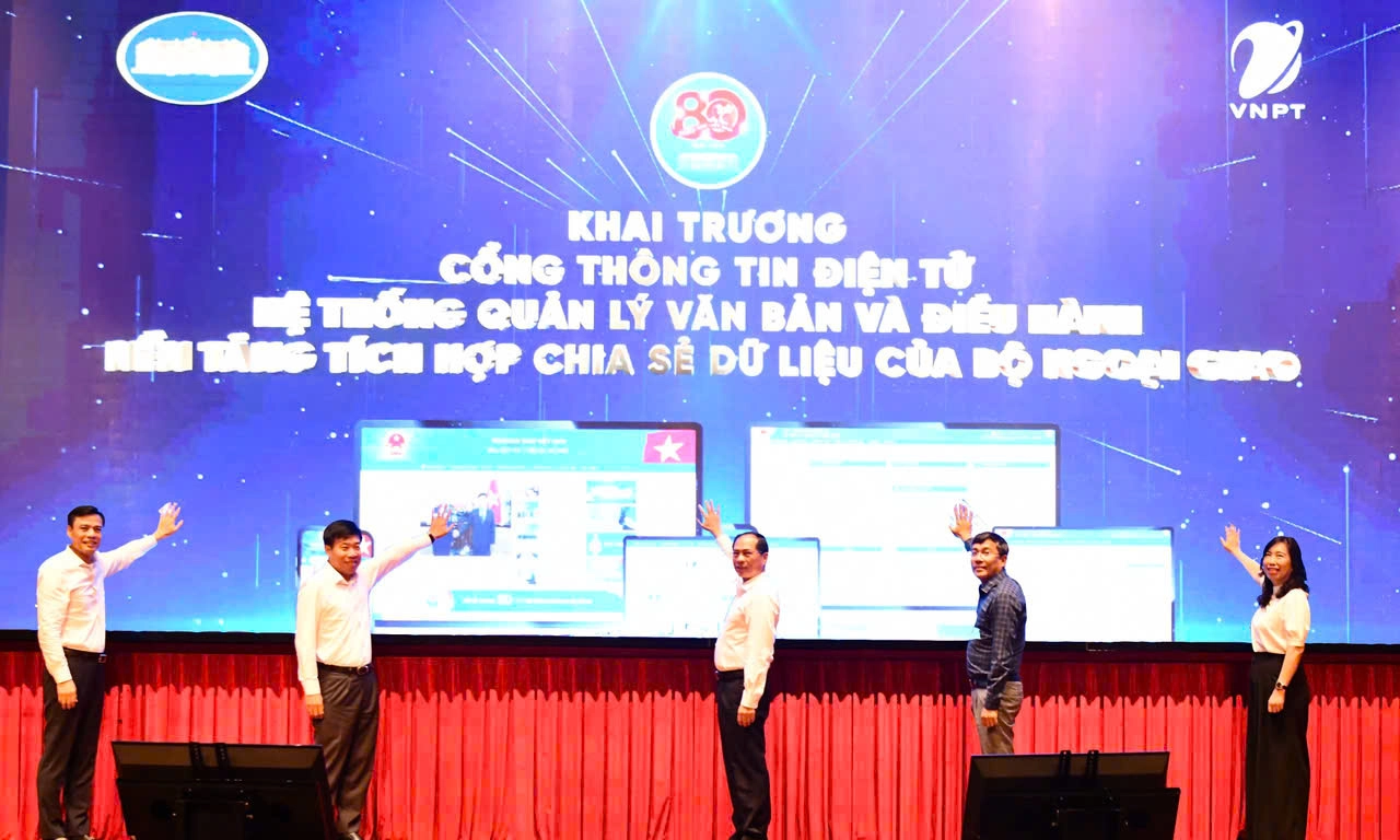 VNPT triển khai 3 phần mềm chuyển đổi số trọng yếu cho Bộ Ngoại giao