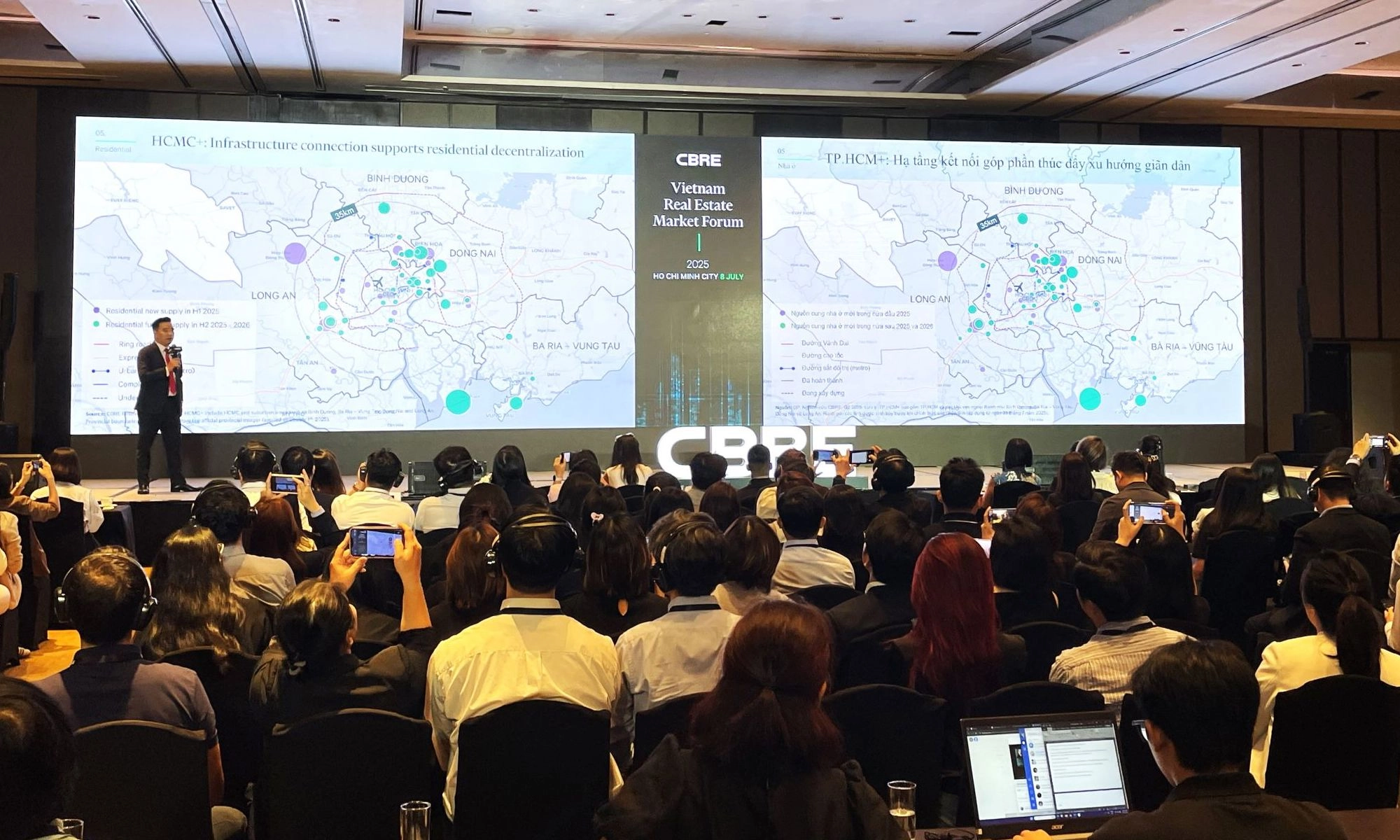 CBRE Việt Nam công bố Tiêu điểm thị trường Bất động sản TPHCM, Quý 2 năm 2025