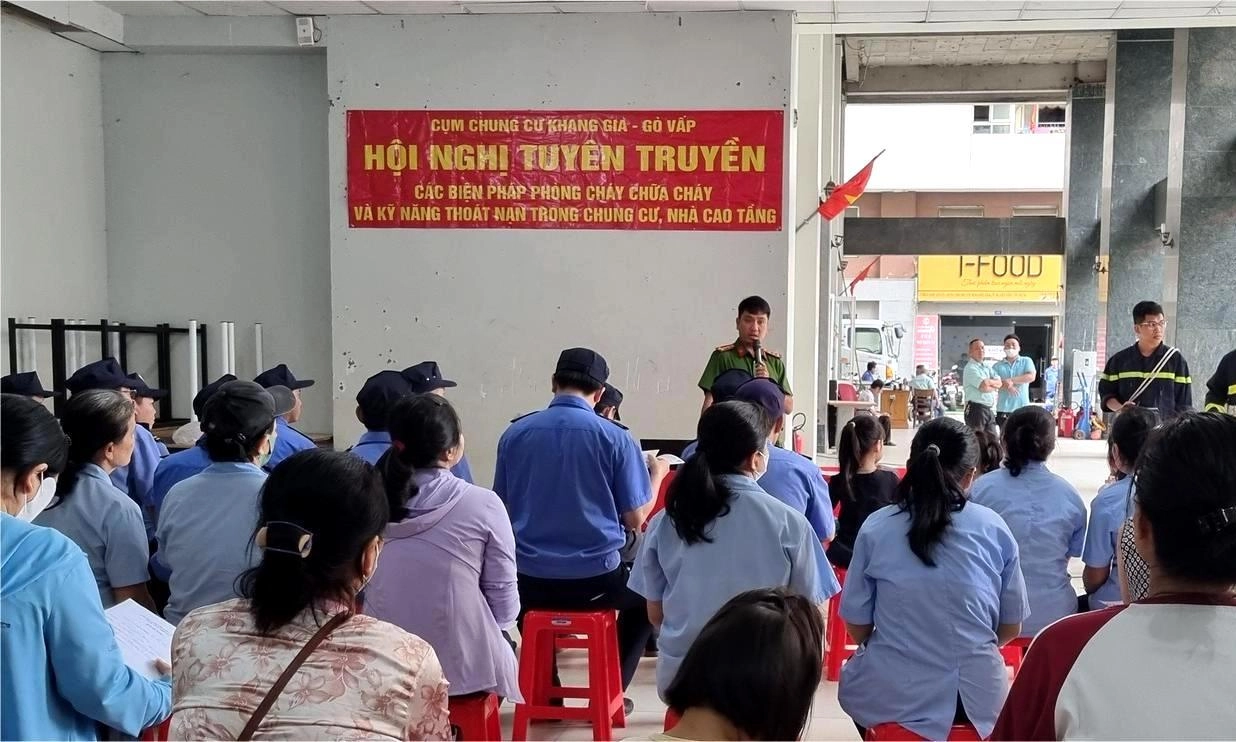 Tiếp tục tuyên truyền và tập huấn PCCC cho các cư dân