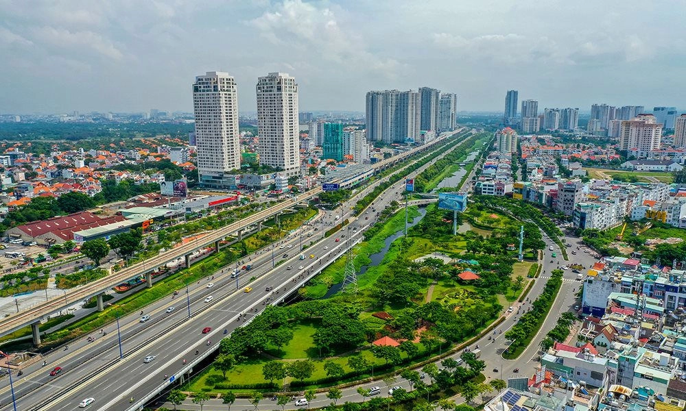 Đô thị xanh ngày 12/8/2025