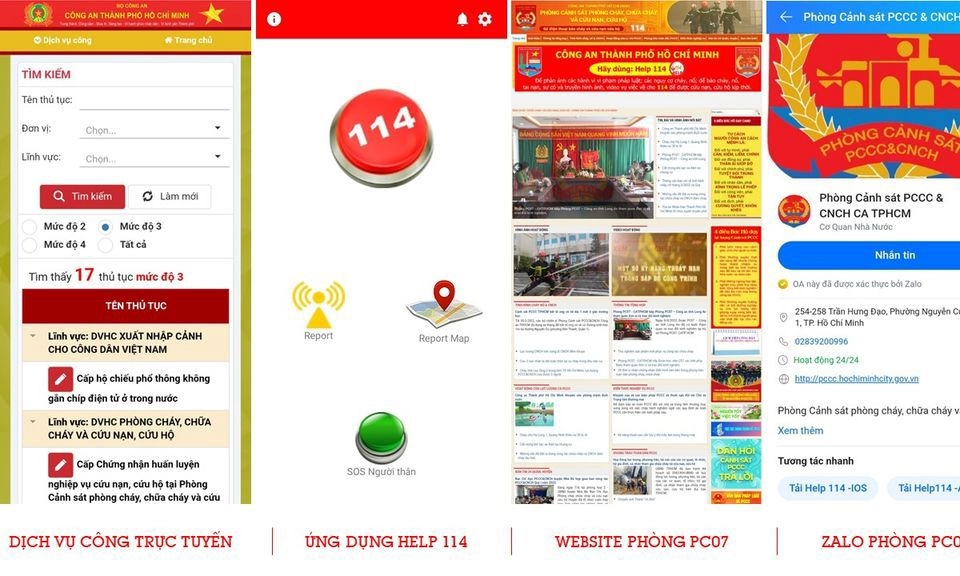 Help 114: Ứng dụng đồng hành cùng người dân TPHCM trong công tác PCCC
