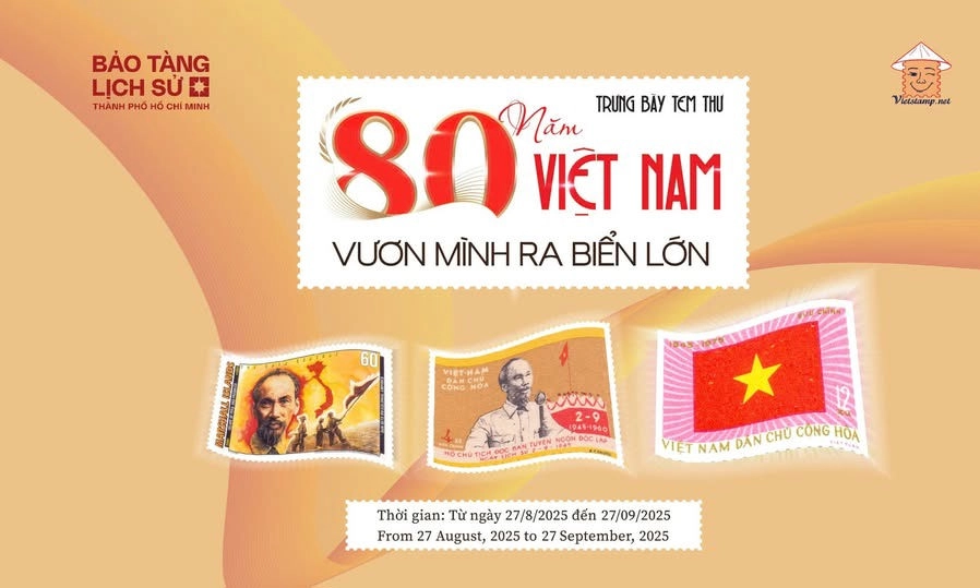Special stamp exhibition marks Vietnam's 80th National Day