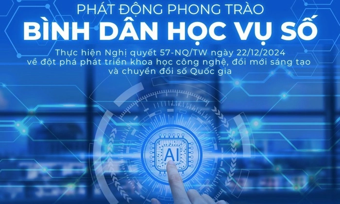 Hiệu quả từ phong trào Bình dân học vụ số
