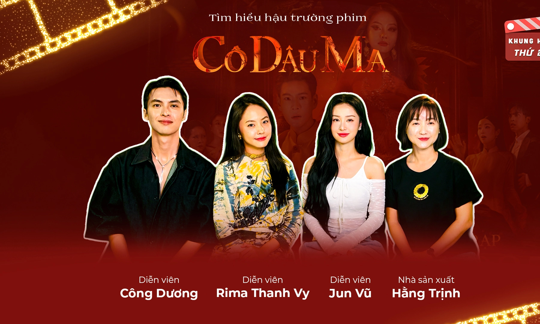 Ê kíp phim Cô dâu ma kể hậu trường quay phim bên Thái; showcase phim Tay anh giữ một vì sao 
