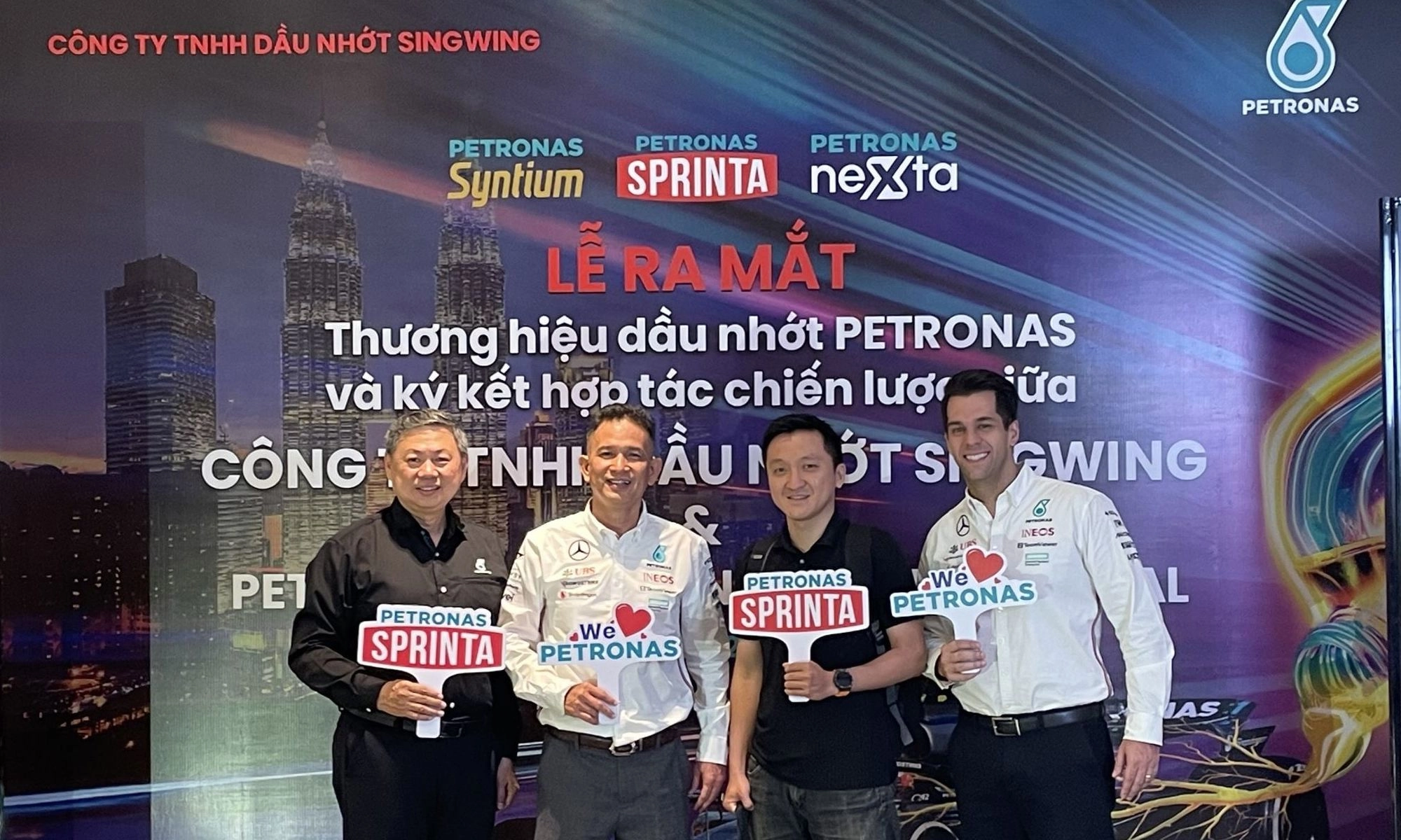 Petronas Lubricants International hợp tác với Dầu nhớt Singwing, triển khai Chiến dịch #Sherides