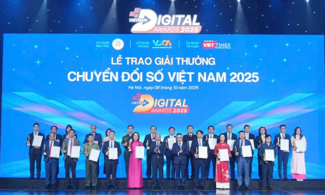 Trao giải thưởng chuyển đổi số Việt Nam năm 2025
