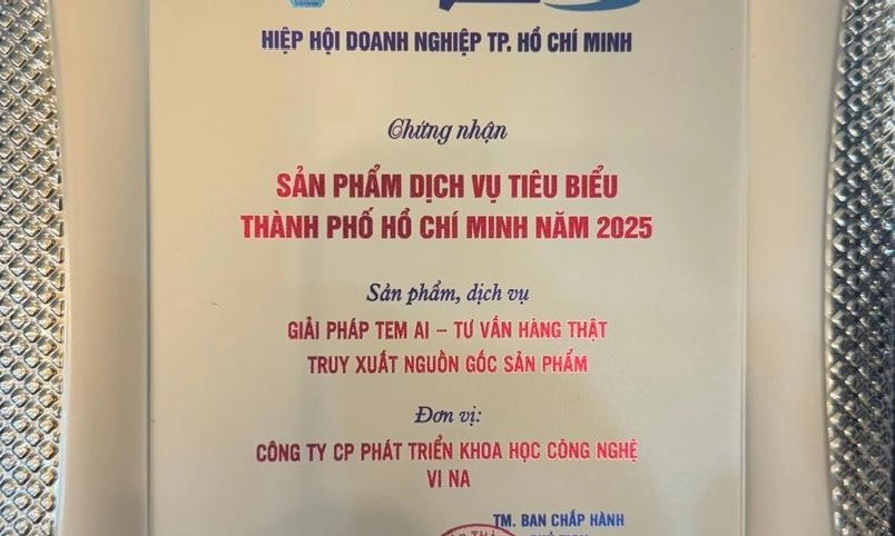 Giải pháp Tem AI-tư vấn hàng thật, truy xuất nguồn gốc là Sản phẩm,Dịch vụ tiêu biểu TP.HCM năm 2025