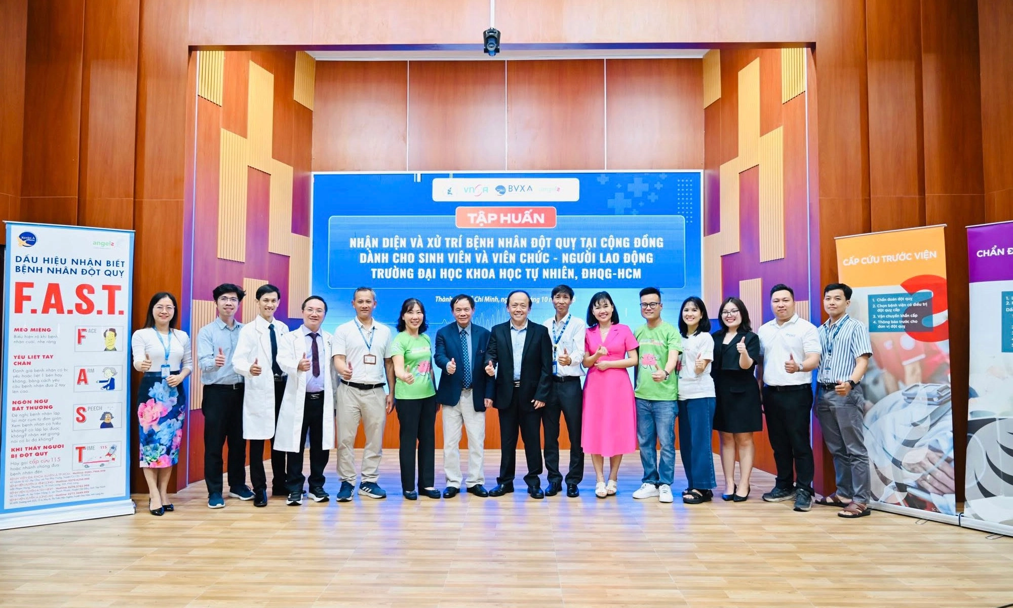 Nâng cao nhận thức và trang bị kỹ năng nhận biết – xử lý đột quỵ ban đầu cho sinh viên 