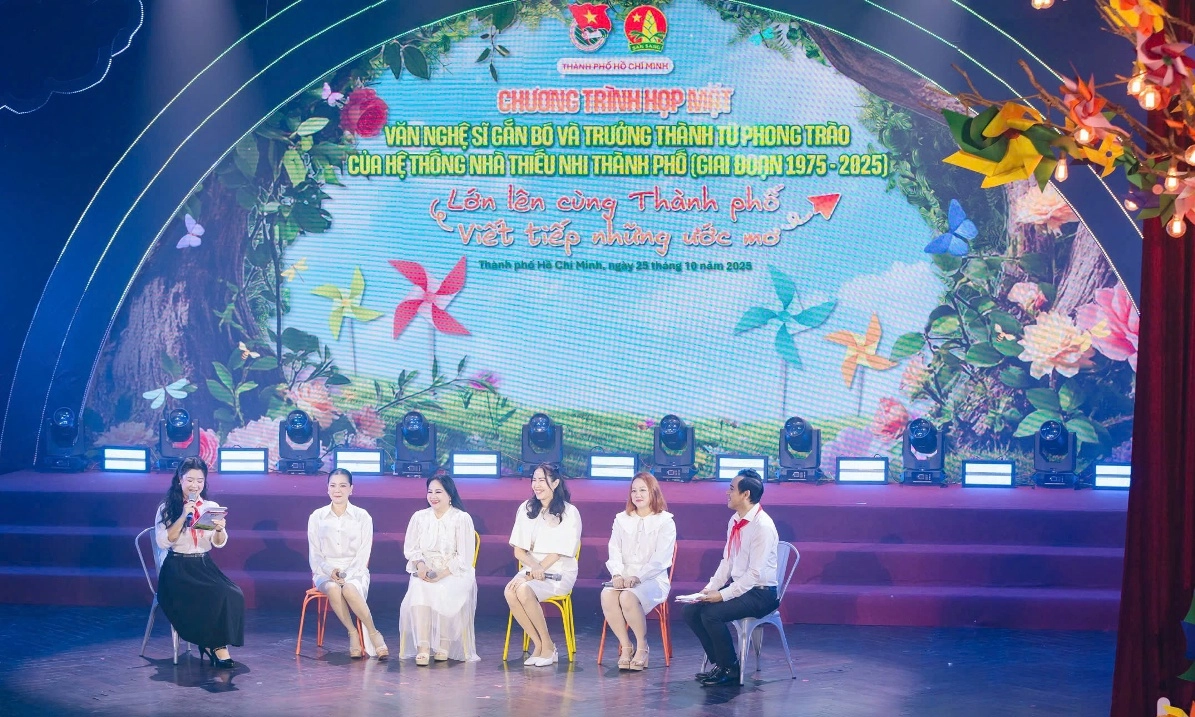 Cuộc hội ngộ của các thế hệ nghệ sĩ trưởng thành từ hệ thống Nhà thiếu nhi