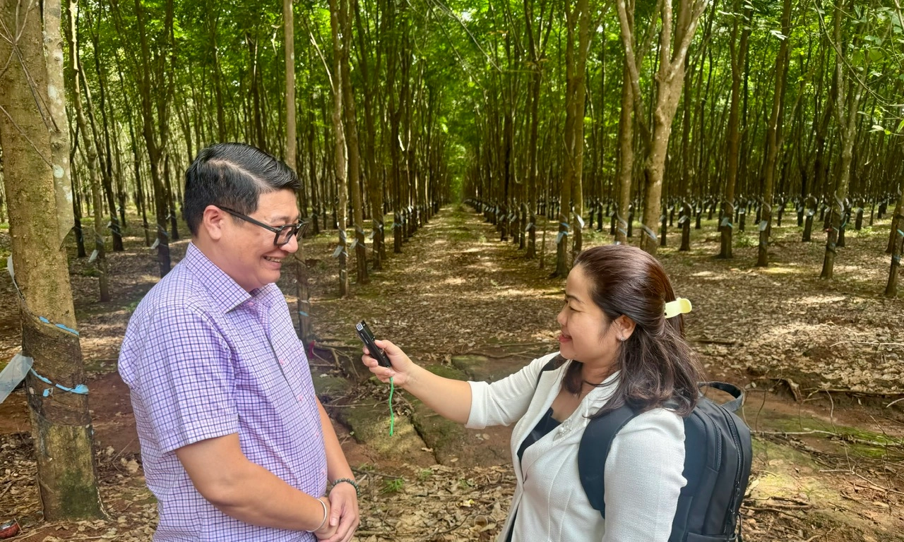 Cao su Việt Nam-Phát triển xanh hướng đến nông nghiệp thông minh.