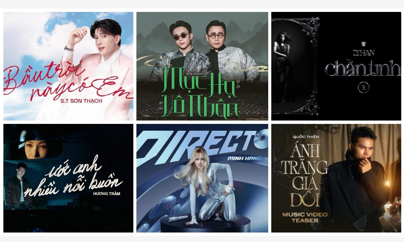 SOOBIN, Hương Tràm, Quốc Thiên, Minh Hằng, S.T Sơn Thạch cùng đàn em Ly Han tung loạt sản phẩm mới