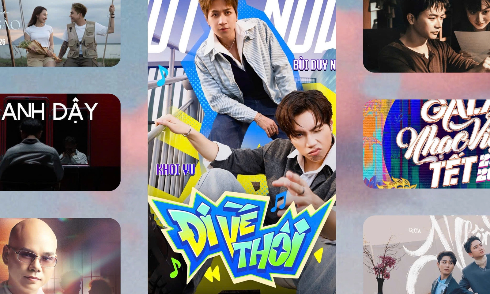 Phan Mạnh Quỳnh, Binz, Phan Đinh Tùng, Hoà Minzy thấy trung nhân giữa mùa xuân