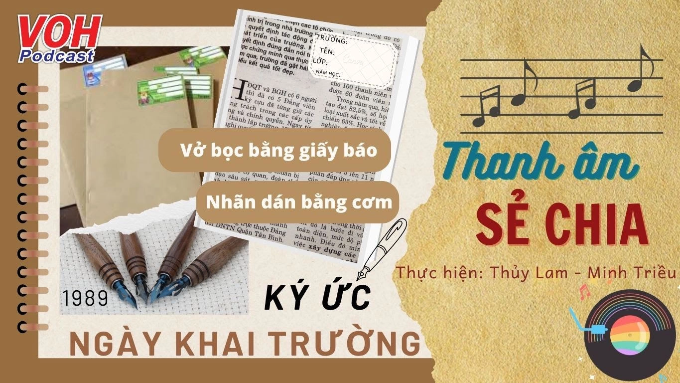 Ngày tựu trường năm ấy: Những quyển vở bọc bằng giấy báo
